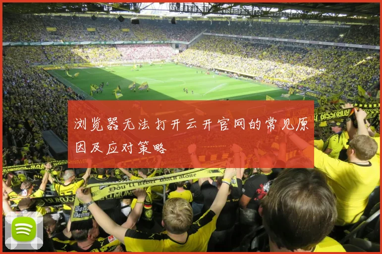 浏览器无法打开云开官网的常见原因及应对策略